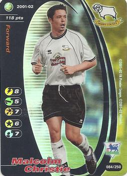 2001 Wizards Football Champions Premier League 2001-2002 #84 Malcolm Christie Front