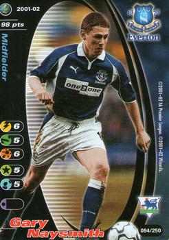 2001 Wizards Football Champions Premier League 2001-2002 #94 Gary Naysmith Front
