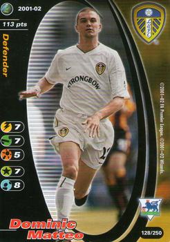 2001 Wizards Football Champions Premier League #128 Dominic Matteo Front