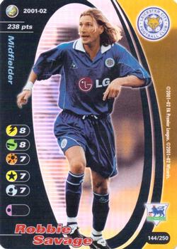 2001 Wizards Football Champions Premier League #144 Robbie Savage Front