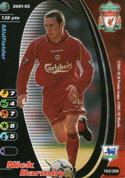 2001 Wizards Football Champions Premier League #153 Nick Barmby Front