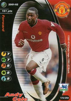 2001 Wizards Football Champions Premier League #173 Andy Cole Front