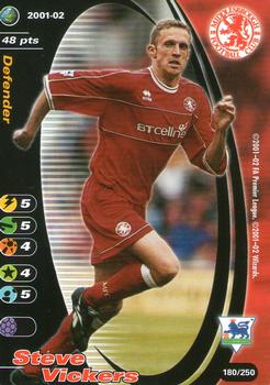 2001 Wizards Football Champions Premier League #180 Steve Vickers Front