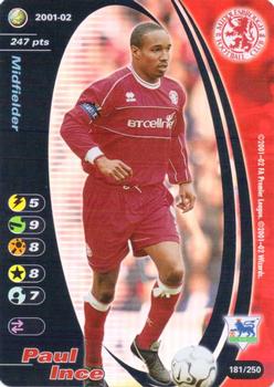 2001 Wizards Football Champions Premier League 2001-2002 #181 Paul Ince Front