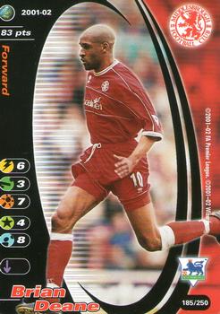 2001 Wizards Football Champions Premier League #185 Brian Deane Front