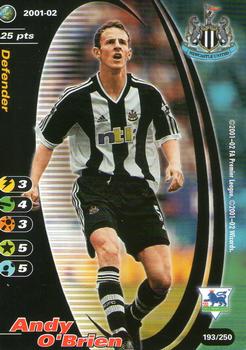 2001 Wizards Football Champions Premier League #193 Andy O'Brien Front