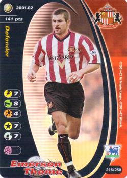 2001 Wizards Football Champions Premier League #216 Emerson Thome Front