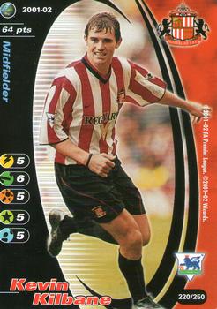 2001 Wizards Football Champions Premier League 2001-2002 #220 Kevin Kilbane Front