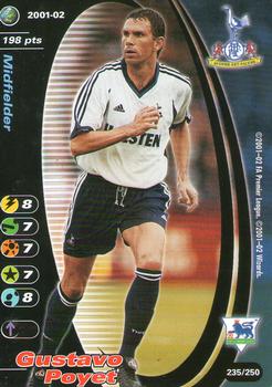 2001 Wizards Football Champions Premier League #235 Gustavo Poyet Front