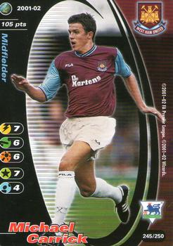 2001 Wizards Football Champions Premier League 2001-2002 #245 Michael Carrick Front