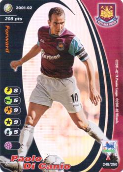2001 Wizards Football Champions Premier League 2001-2002 #248 Paolo Di Canio Front