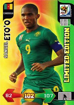 2010 Panini Adrenalyn XL World Cup (UK Edition) - Limited Edition #NNO Samuel Eto'o Front