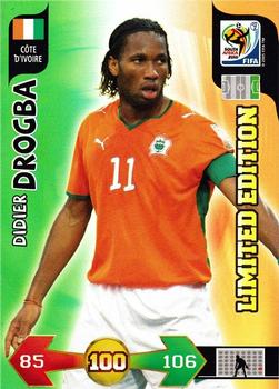 2010 Panini Adrenalyn XL World Cup (UK Edition) - Limited Edition #NNO Didier Drogba Front
