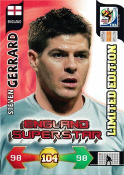 2010 Panini Adrenalyn XL World Cup (UK Edition) - Limited Edition #NNO Steven Gerrard Front
