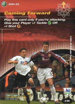2001 Wizards Football Champions Premier League 2001-2002 - Action Cards #3 Coming Forward Front