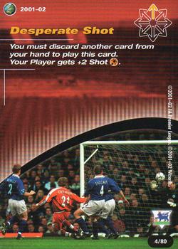 2001 Wizards Football Champions Premier League 2001-2002 - Action Cards #4 Desperate Shot Front