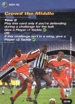 2001 Wizards Football Champions Premier League 2001-2002 - Action Cards #20 Crowd The Middle Front