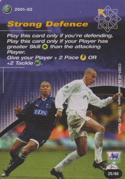 2001 Wizards Football Champions Premier League 2001-2002 - Action Cards #25 Strong Defence Front