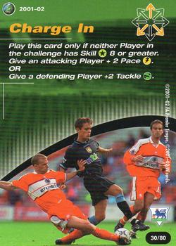 2001 Wizards Football Champions Premier League 2001-2002 - Action Cards #30 Charge In Front