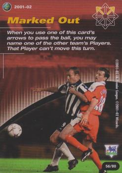 2001 Wizards Football Champions Premier League 2001-2002 - Action Cards #56 Marked Out Front