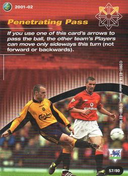 2001 Wizards Football Champions Premier League 2001-2002 - Action Cards #57 Penetrating Pass Front