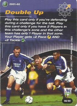 2001 Wizards Football Champions Premier League 2001-2002 - Action Cards #66 Double Up Front