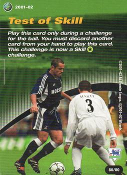 2001 Wizards Football Champions Premier League 2001-2002 - Action Cards #80 Test Of Skill Front