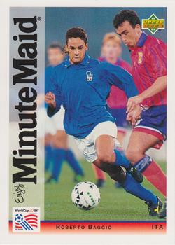1994 Upper Deck Minute Maid World Cup #13 Roberto Baggio Front