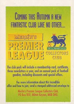 1996-97 Merlin's Premier League #NNO Collectors Club Front