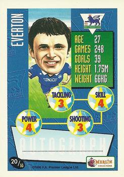 1996-97 Merlin's Premier League #20 Gary Speed Back