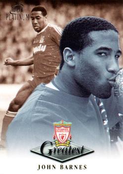 1999 Futera Platinum Liverpool Greatest #NNO John Barnes Front