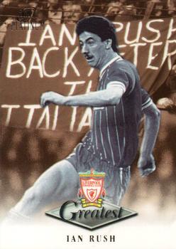 1999 Futera Platinum Liverpool Greatest #NNO Ian Rush Front