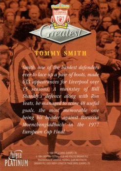 1999 Futera Platinum Liverpool Greatest #NNO Tommy Smith Back
