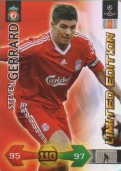 2009-10 Panini UEFA Champions League Super Strikes - Limited Edition #NNO Steven Gerrard Front