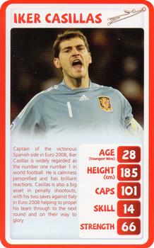 2010 Top Trumps Tournament Keepers & Defenders #NNO Iker Casillas Front
