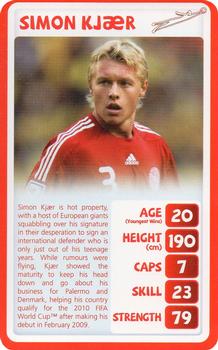 2010 Top Trumps Tournament Keepers & Defenders #NNO Simon Kjaer Front