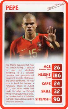 2010 Top Trumps Tournament Keepers & Defenders #NNO Pepe Front