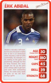 2010 Top Trumps Tournament Keepers & Defenders #NNO Eric Abidal Front