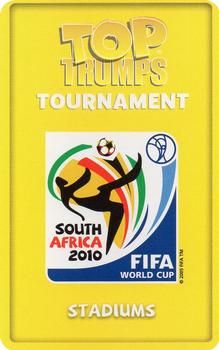 2010 Top Trumps Tournament Stadiums #NNO Cape Town Stadium Back