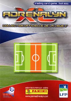 2010-11 Panini Adrenalyn XL Ligue 1 #NNO Eden Hazard Back
