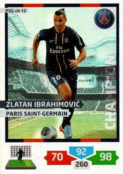 2013-14 Panini Adrenalyn XL Ligue 1 - Champion #PSG-ch-12 Zlatan Ibrahimovic Front
