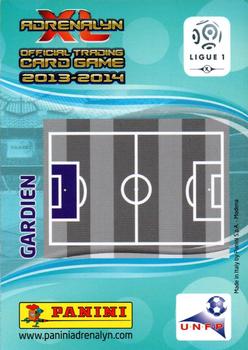 2013-14 Panini Adrenalyn XL Ligue 1 - Top Gardien #GDB-tg-3 Cedric Carrasso Back