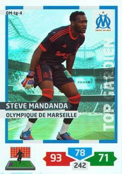 2013-14 Panini Adrenalyn XL Ligue 1 - Top Gardien #OM-tg-4 Steve Mandanda Front