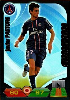2012-13 Panini Adrenalyn XL (French) - Champions #342 Javier Pastore Front