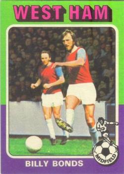 1975-76 Topps #54 Billy Bonds Front