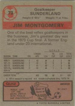 1975-76 Topps #73 Jim Montgomery Back