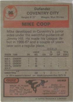 1975-76 Topps #96 Mike Coop Back