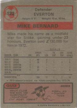 1975-76 Topps #122 Mike Bernard Back