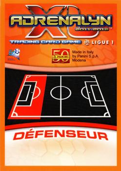 2011-12 Panini Adrenalyn XL Ligue 1 #18 Jeremy Berthod Back