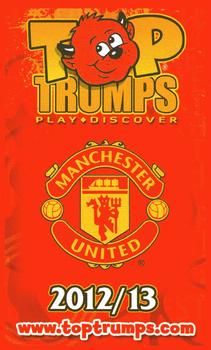 2012-13 Top Trumps Manchester United #NNO David De Gea Back